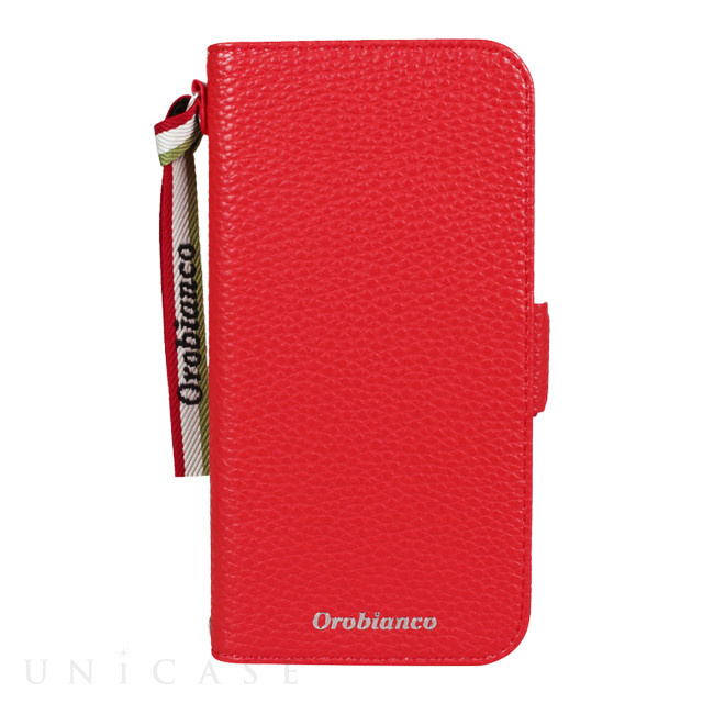 【iPhone12/12 Pro ケース】“シュリンク” PU Leather Book Type Case (レッド)