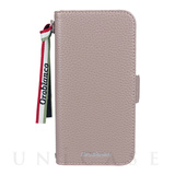 【iPhone12/12 Pro ケース】“シュリンク” PU Leather Book Type Case (グレー)