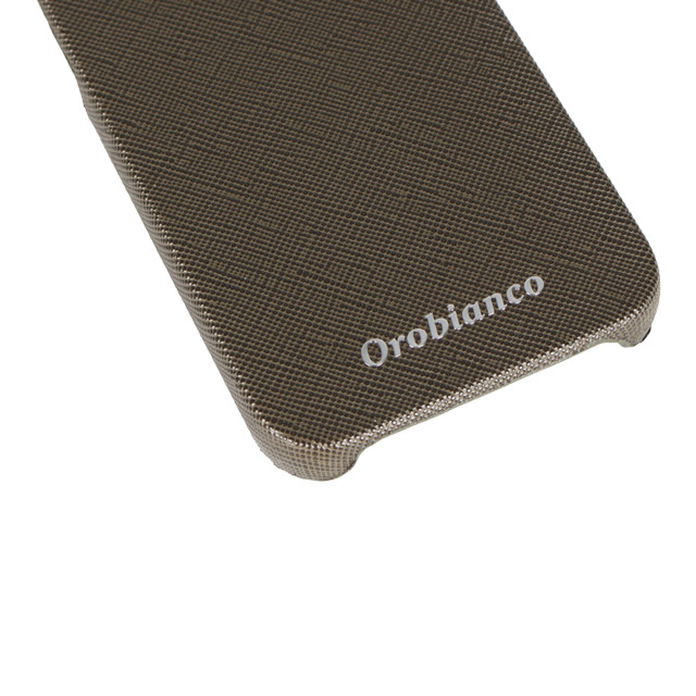【iPhone12 mini ケース】“サフィアーノ調” PU Leather Back Case (グリーン)サブ画像