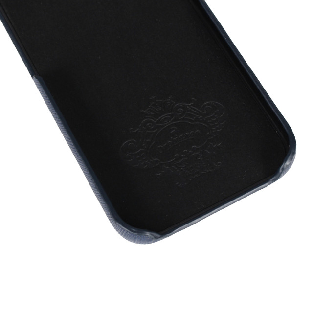 【iPhone12/12 Pro ケース】“サフィアーノ調” PU Leather Back Case (ブルー)goods_nameサブ画像