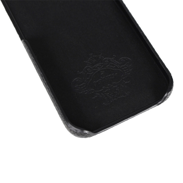 【iPhone12/12 Pro ケース】“シュリンク” PU Leather Back Case (ブラック)サブ画像