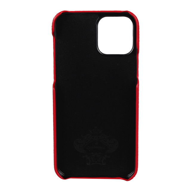 【iPhone12/12 Pro ケース】“シュリンク” PU Leather Back Case (レッド)goods_nameサブ画像