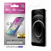 【iPhone12 Pro Max フィルム】ガラスライクフィルム/薄型/反射防止