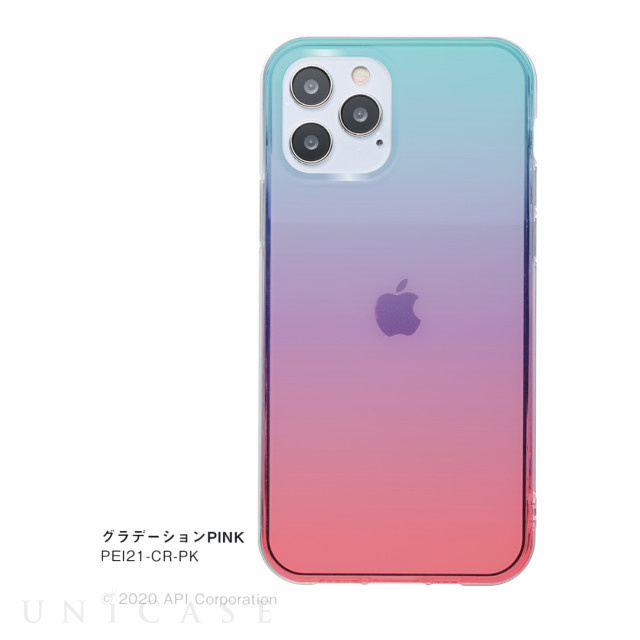 【iPhone12/12 Pro ケース】Carat (グラデーションPINK)