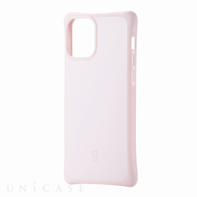 【iPhone12/12 Pro ケース】ハイブリッドケース finch すっきりホールド (ピンク)