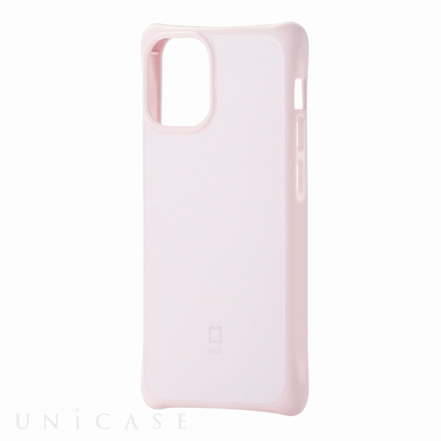 【iPhone12 mini ケース】ハイブリッドケース finch すっきりホールド (ピンク)
