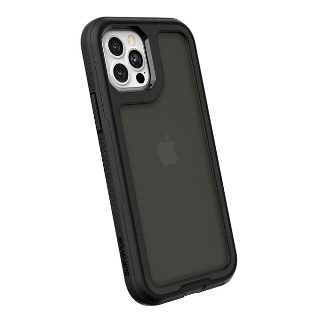 【iPhone12/12 Pro ケース】Survivor Extreme (Asphalt Black/Black)サブ画像