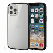 【iPhone12 Pro Max ケース】ハイブリッドケース TOUGH SLIM LITE フレームカラー (ブラック)