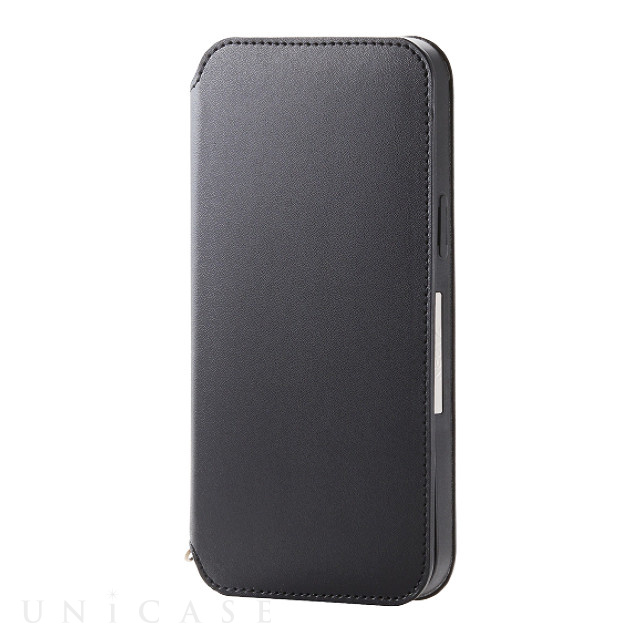 iPhone12 Pro Max ケース】レザーケース NEUTZ 磁石付き 手帳型 (ブラック) ELECOM iPhoneケースは  UNiCASE