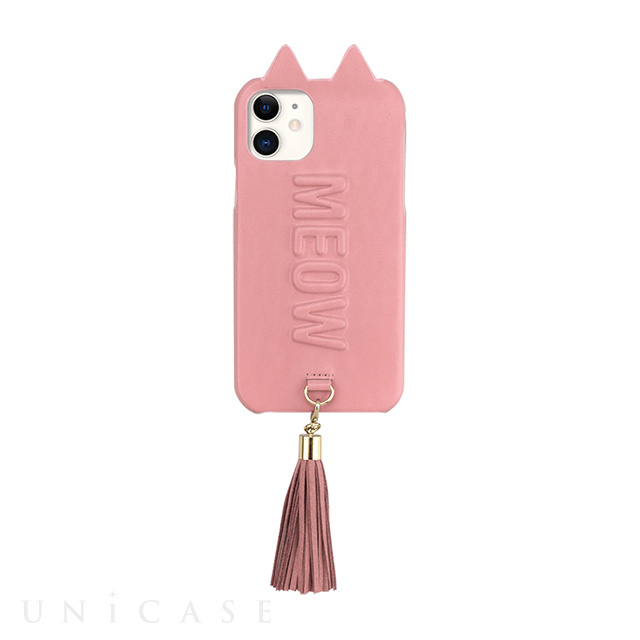 【アウトレット】【iPhone11/XR ケース】Tassel Tail Cat Case for iPhone11 (pink)
