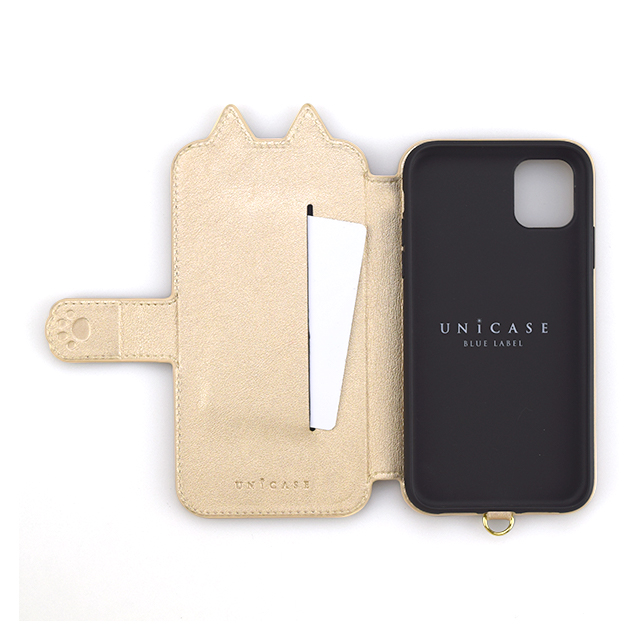 【アウトレット】【iPhone11 Pro ケース】Tassel Tail Cat Flip Case for iPhone11 Pro (gold)サブ画像