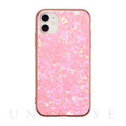 【アウトレット】【iPhone11/XR ケース】Glass Shell Case for iPhone11 (pink)