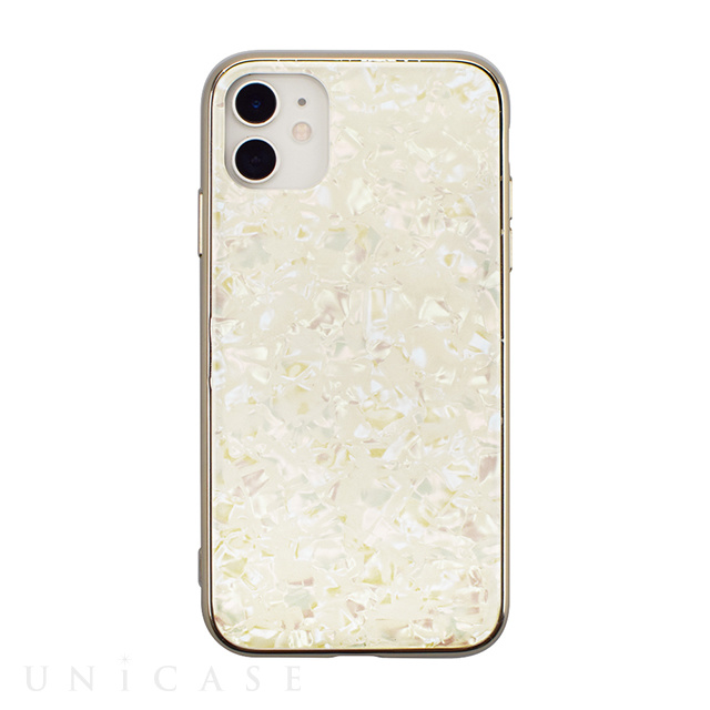 【アウトレット】【iPhone11/XR ケース】Glass Shell Case for iPhone11 (gold)