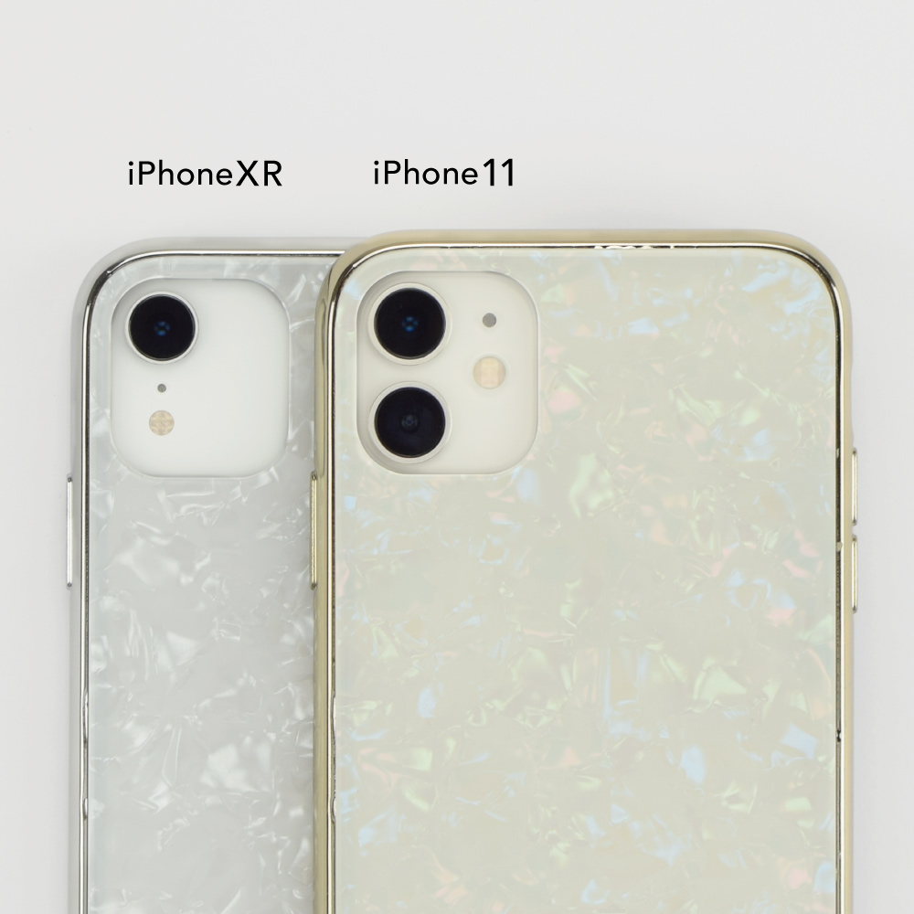 【アウトレット】【iPhone11/XR ケース】Glass Shell Case for iPhone11 (gold)サブ画像