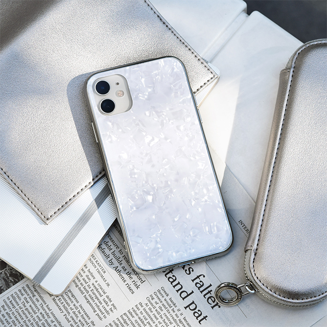 【アウトレット】【iPhone11/XR ケース】Glass Shell Case for iPhone11 (white)