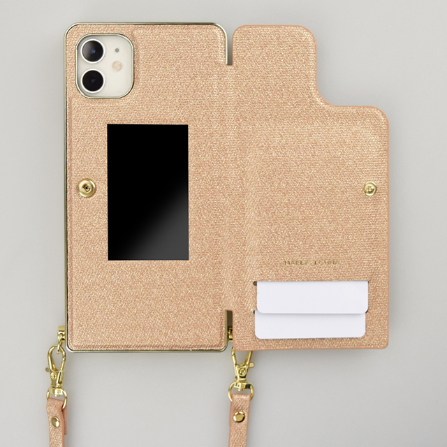 【アウトレット】【iPhone11/XR ケース】Cross Body Case Glitter Series for iPhone11 (coral copper)サブ画像