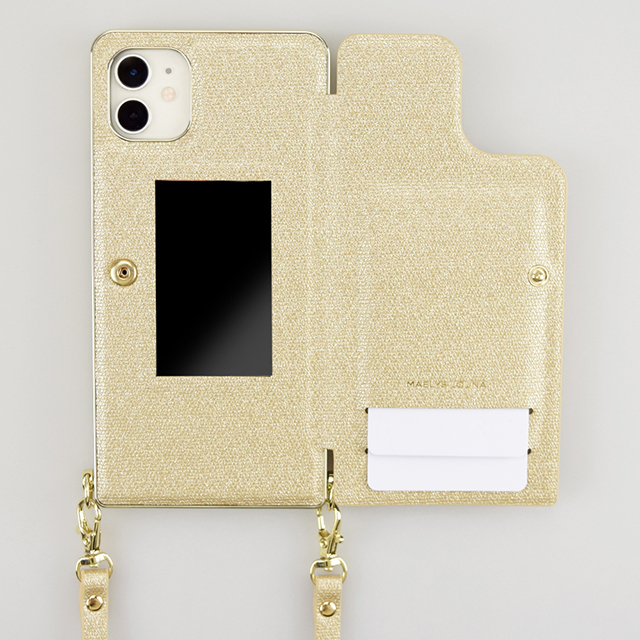 【アウトレット】【iPhone11/XR ケース】Cross Body Case Glitter Series for iPhone11 (prism gold)サブ画像