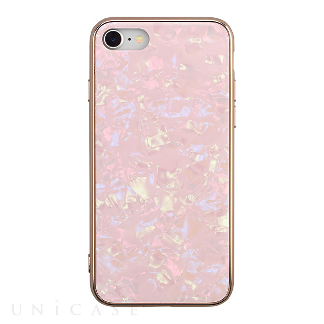 【アウトレット】【iPhoneSE(第3/2世代)/8/7 ケース】Glass Shell Case for iPhoneSE(第2世代) (pink)
