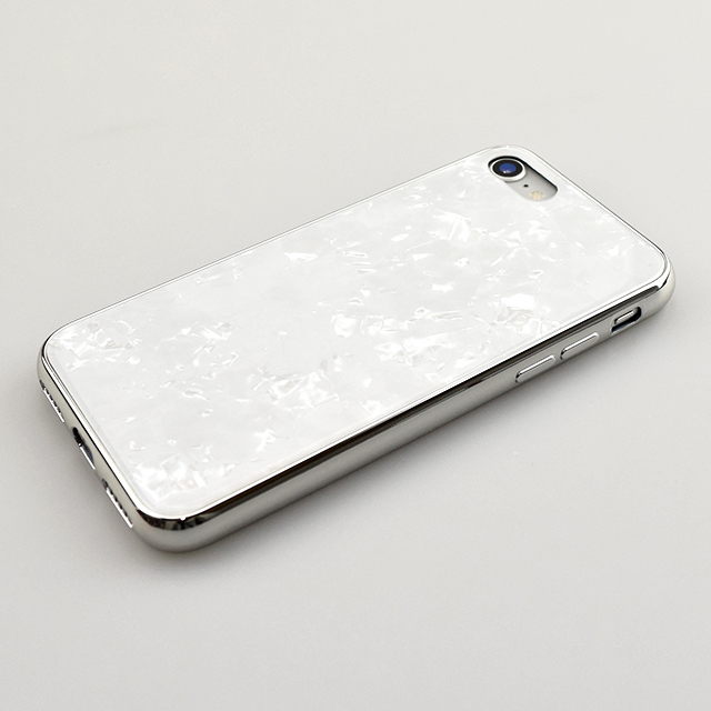 【アウトレット】【iPhoneSE(第3/2世代)/8/7 ケース】Glass Shell Case for iPhoneSE(第2世代) (white)サブ画像