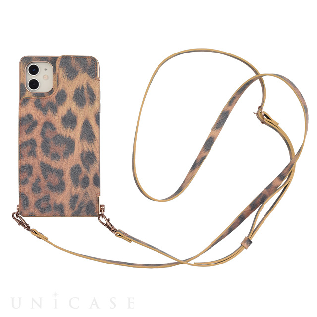【アウトレット】【iPhone11/XR ケース】Cross Body Case Animal Series for iPhone11（leopard）