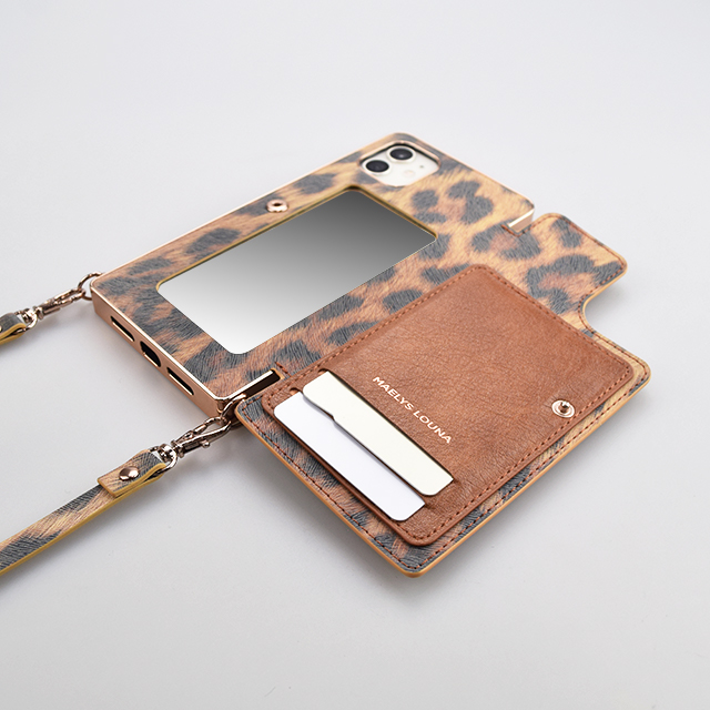 【アウトレット】【iPhone11/XR ケース】Cross Body Case Animal Series for iPhone11（leopard）