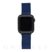 【Apple Watch バンド 49/45/44/42mm】ステンレスバンド (ブルー) for Apple Watch Ultra2/1/SE(第2/1世代)/Series9/8/7/6/5/4/3/2/1