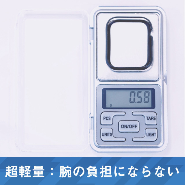 【Apple Watch ケース 40mm】極薄バンパーケース (クリアブルー) for Apple Watch SE(第2/1世代)/Series6/5/4goods_nameサブ画像