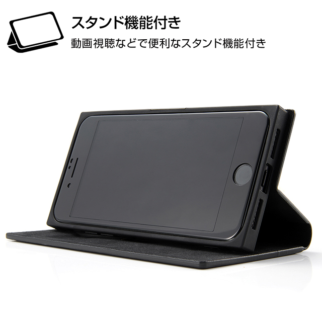 【iPhoneSE(第3/2世代)/8/7 ケース】ディズニーキャラクター/耐衝撃 手帳型レザーケース サイドマグネット (ミッキーマウス)goods_nameサブ画像