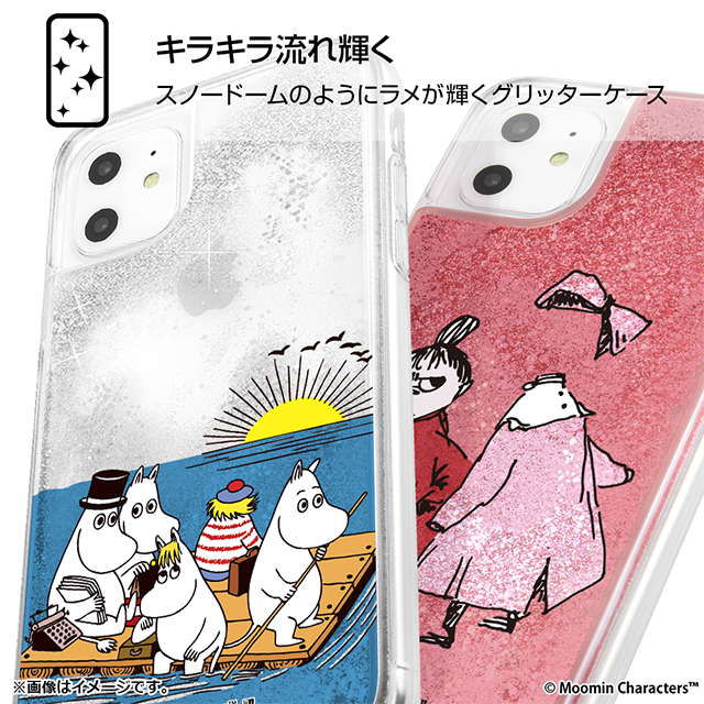 【iPhone11/XR ケース】ムーミン/ラメ グリッターケース (ムーミン)サブ画像