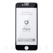 【iPhoneSE(第3/2世代)/8/7/6s/6 フィルム】iFace Round Edge Tempered Glass Screen Protector ラウンドエッジ強化ガラス 液晶保護シート (光沢・ブラック)