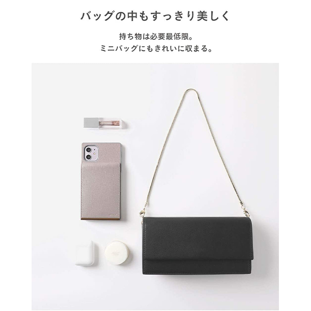 【iPhone11 ケース】キャッシュレスケース (グレージュ)goods_nameサブ画像