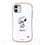 【iPhone11 ケース】PEANUTS iFace First Class Cafeケース (コーヒー)