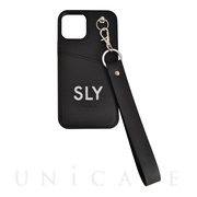 【iPhone12/12 Pro ケース】SLY Die cutting_Case (black)
