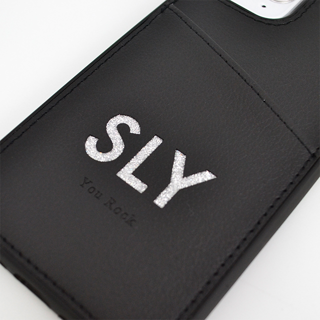 【iPhone12/12 Pro ケース】SLY Die cutting_Case (black)サブ画像