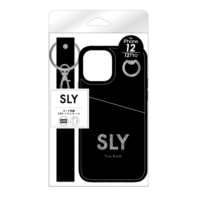 【iPhone12/12 Pro ケース】SLY Die cutting_Case (black)goods_nameサブ画像