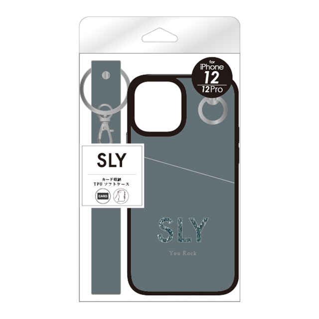 【iPhone12/12 Pro ケース】SLY Die cutting_Case (blue)サブ画像