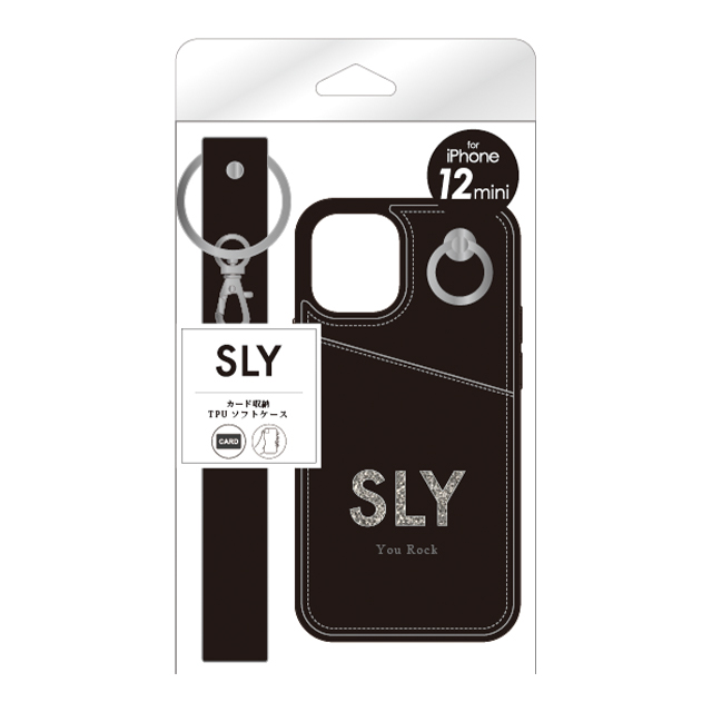 【iPhone12 mini ケース】SLY Die cutting_Case (black)サブ画像