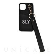 【iPhone12 mini ケース】SLY Die cutting_Case (black)
