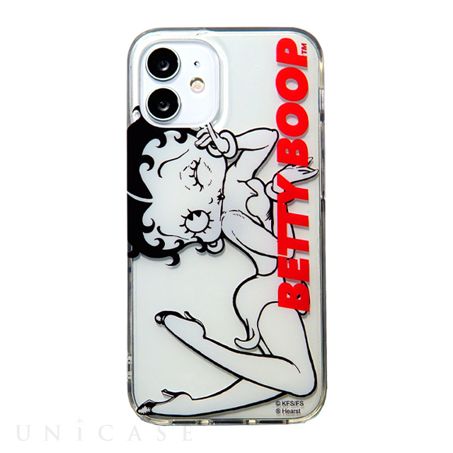 【iPhone12 mini ケース】BETTY BOOP TPUケース (SEXY RED LOGO)