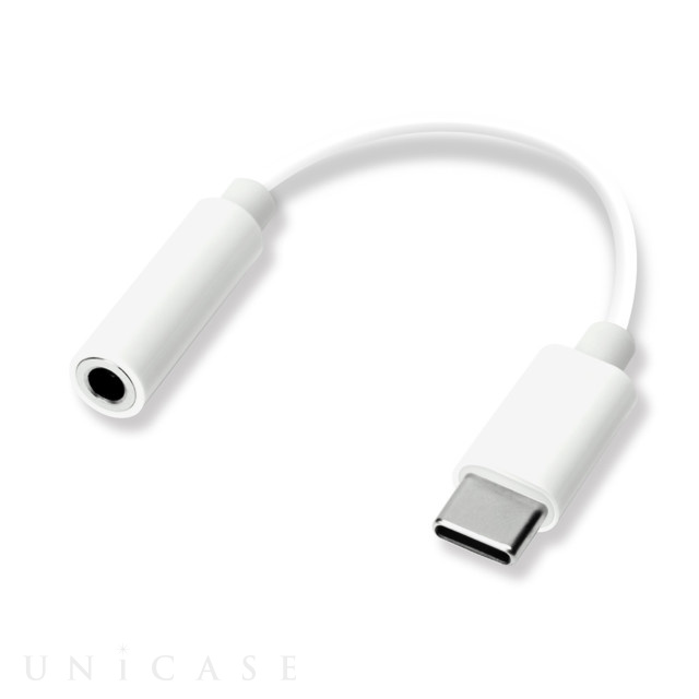 3.5mmイヤホン変換アダプタ for USB Type-C (ホワイト) PGA iPhoneケースは UNiCASE