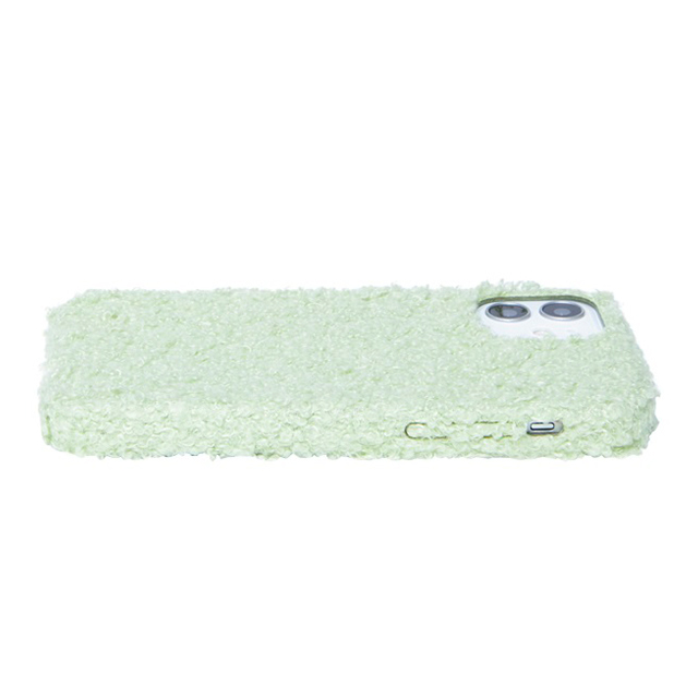 【iPhone12/12 Pro ケース】もこもこ背面ケース MOCOMOCO (GREEN)サブ画像