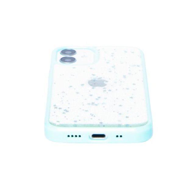 Iphone12 Mini ケース きらきら背面ケース Sparkly Mint Oneword Iphoneケースは Unicase