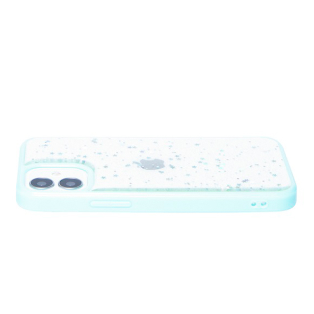 【iPhone12 mini ケース】きらきら背面ケース SPARKLY (MINT)サブ画像