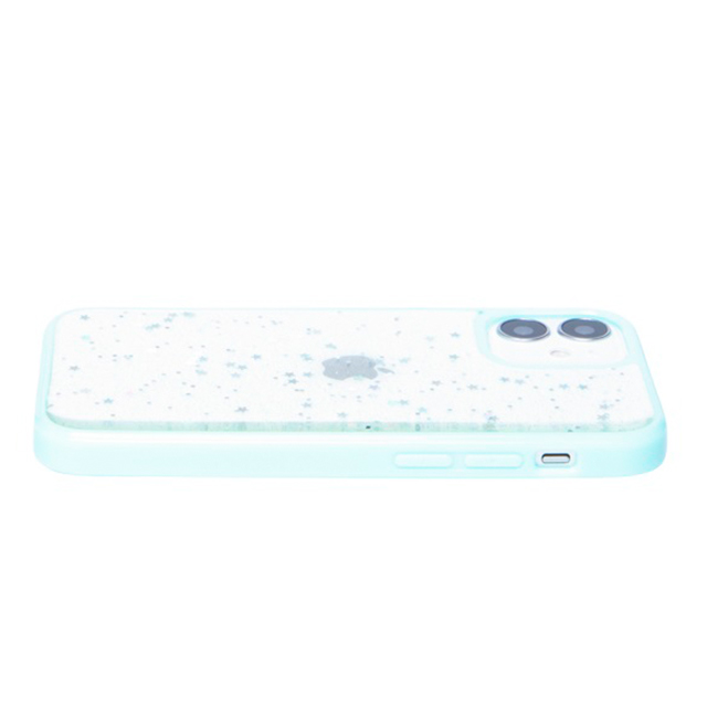 【iPhone12 mini ケース】きらきら背面ケース SPARKLY (MINT)サブ画像