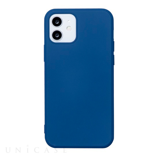 iPhone12/12 Pro ケース】シリコンケース SILICONE (BLUE) ONEWORD