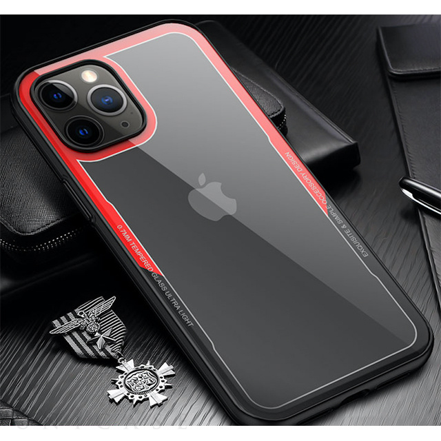 【iPhone12 Pro Max ケース】MILADA (RED×BLACK)