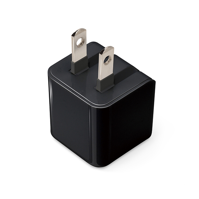 mini電源アダプタ USB-Cポート (ブラック)