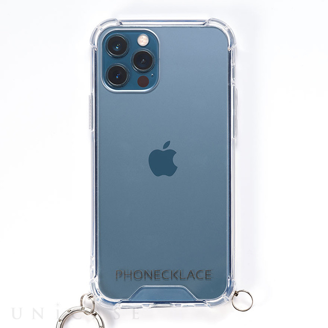 iPhone12/12 Pro ケース】ストラップ用リング付きクリアケース (シルバーチャーム) PHONECKLACE | iPhoneケースは  UNiCASE