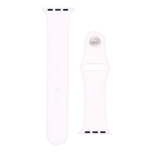 【Apple Watch バンド 49/45/44/42mm】シリコンバンド (ホワイト) for Apple Watch Ultra2/1/SE(第2/1世代)/Series9/8/7/6/5/4/3/2/1サブ画像