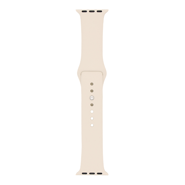 【Apple Watch バンド 49/45/44/42mm】シリコンバンド (アイボリー) for Apple Watch Ultra2/1/SE(第2/1世代)/Series9/8/7/6/5/4/3/2/1サブ画像